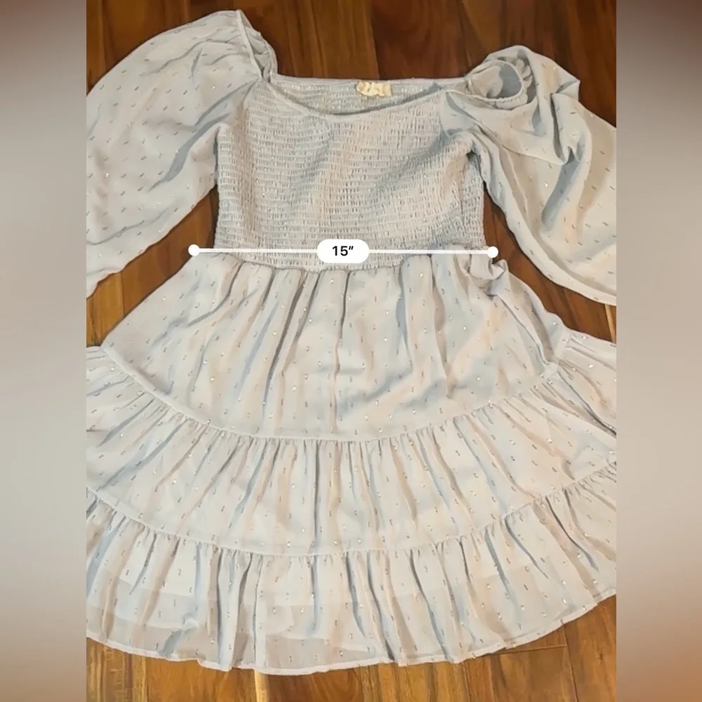 Altar’d State Babydoll Smocked Milkmaid Dress - Picture 8 of 14
